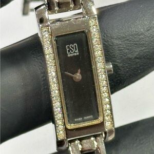 ESQ by Movado E5098 Silver-Tone Stainless Steel Ladies’ 14mm Swiss-Made Watch